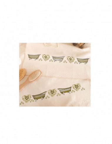 Revista Cenefas a punto de cruz, toallas de...