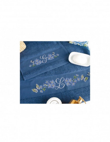 Revista Cenefas a punto de cruz, toallas de...