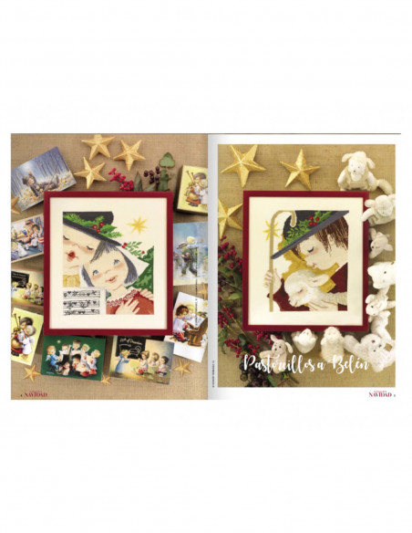 La magia de la Navidad, cuadros a punto de cruz nº 1