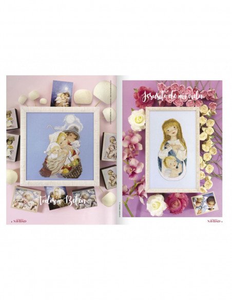 La magia de la Navidad, cuadros a punto de cruz nº 1