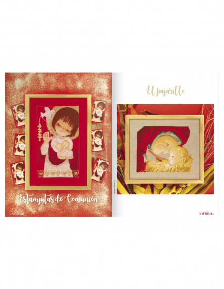 La magia de la Navidad, cuadros a punto de cruz nº 1