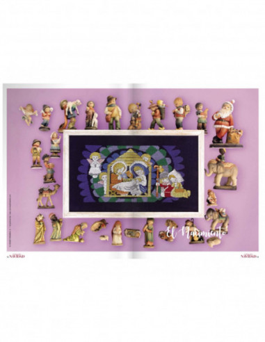 La magia de la Navidad, cuadros a punto de cruz...