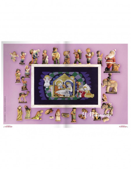 La magia de la Navidad, cuadros a punto de cruz nº 1