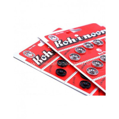 Broche presión automático metálico 21mm (4 uds) de...