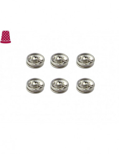 Broche presión automático metálico 21mm (4 uds)...