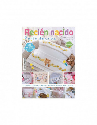 Revista Recién nacido punto de cruz nº 1