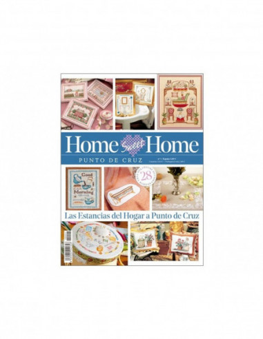 Revista Home sweet home punto de cruz nº 1