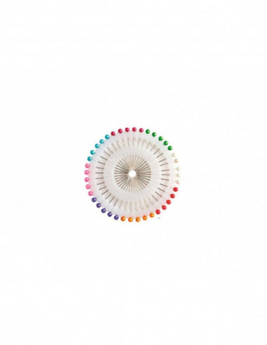 Alfileres colores (disco 40 uds) de Lecco