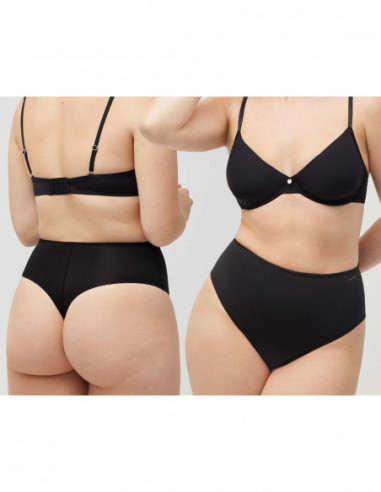Tanga alto reductor 19332 de YSABEL MORA - NEGRO
