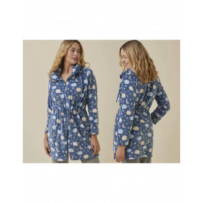 Bata corta mujer con cremallera N14224 de Promise