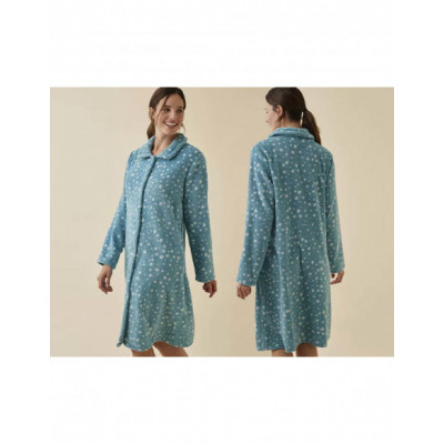 Bata larga mujer con botones N14384 de Promise