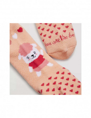 Calcetín juvenil termal rizo You are the best...