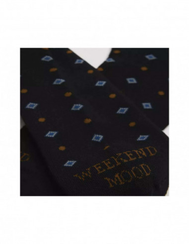 Calcetín hombre termal rizo Weekend mood de Ysabel Mora  - detalle