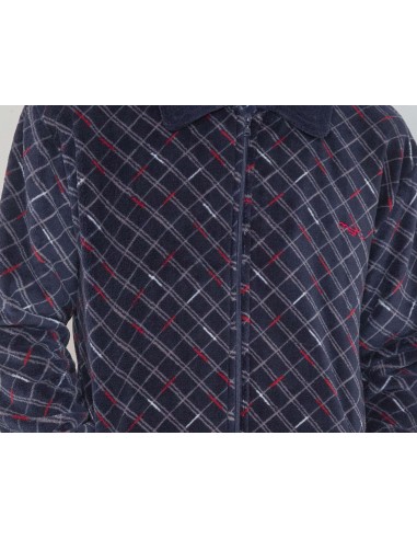 Bata corta cremallera hombre coralina 9600CR de...