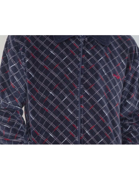 Bata corta cremallera hombre coralina 9600CR de Muslher