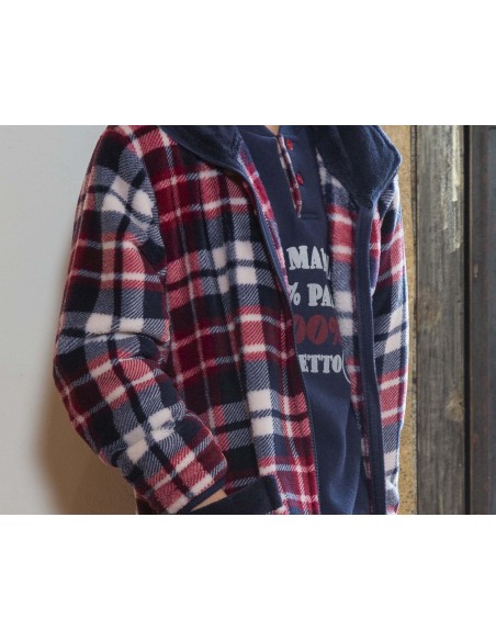 Bata corta cremallera juvenil coralina 8504 de Muslher