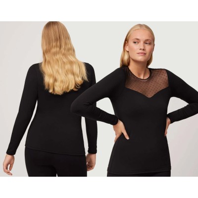 Camiseta térmica lencera manga larga 70015 de Ysabel Mora