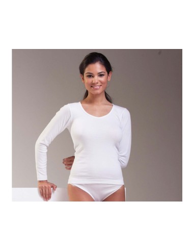 Camiseta interior termal mujer manga larga 7509 de Rapife