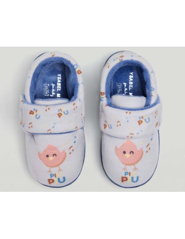 Zapatillas bebé cierre velcro Piu piu de Ysabel...