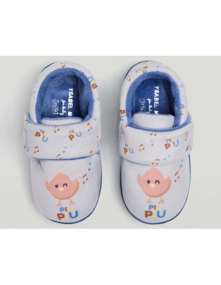 Zapatillas bebé cierre velcro Piu piu de Ysabel Mora