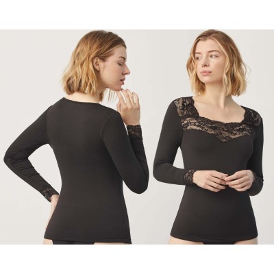 Camiseta lencera térmica 70005 de Ysabel Mora