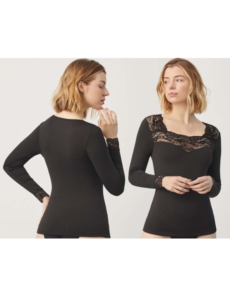 Camiseta lencera térmica 70005 de Ysabel Mora