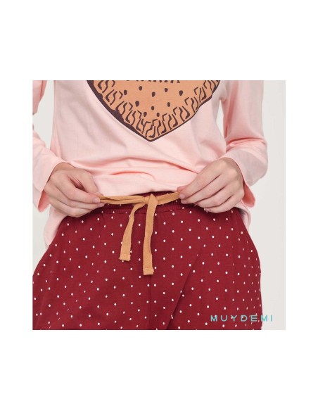Pijama mujer interlock 572070 de MUYDEMI