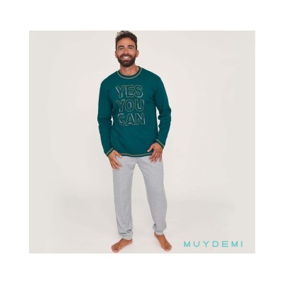Pijama hombre algodón interlock 573037 de MUYDEMI
