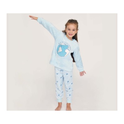 Pijama largo coralina juvenil 576705 de MUYDEMI 2