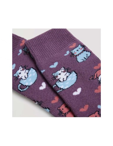 Calcetín juvenil termal rizo antideslizante...