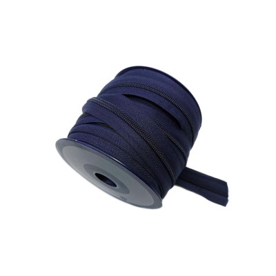 Cremallera continua de nylon malla 5 azul marino (por...