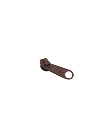 Cursor cremallera nylon malla 5 marrón chocolate