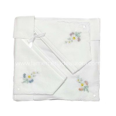 Estuche pañuelos bordados SAMOA de GUASCH