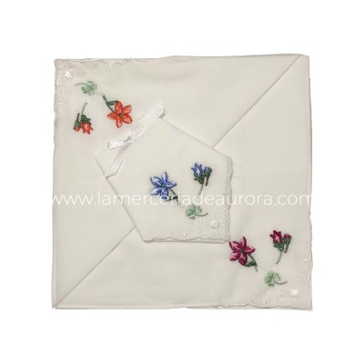 Pañuelos mujer bordados SAMOA de GUASCH