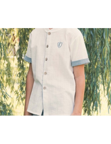 Pijama Comunión niño Romero 49602 de Calamaro - detalle camisa