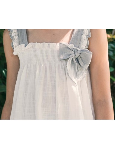 Pijama niña Comunión Aquilea 49607 de Calamaro - detalla blusa