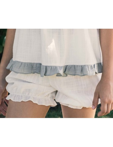 Pijama niña Comunión Aquilea 49607 de Calamaro - detalle pantalón