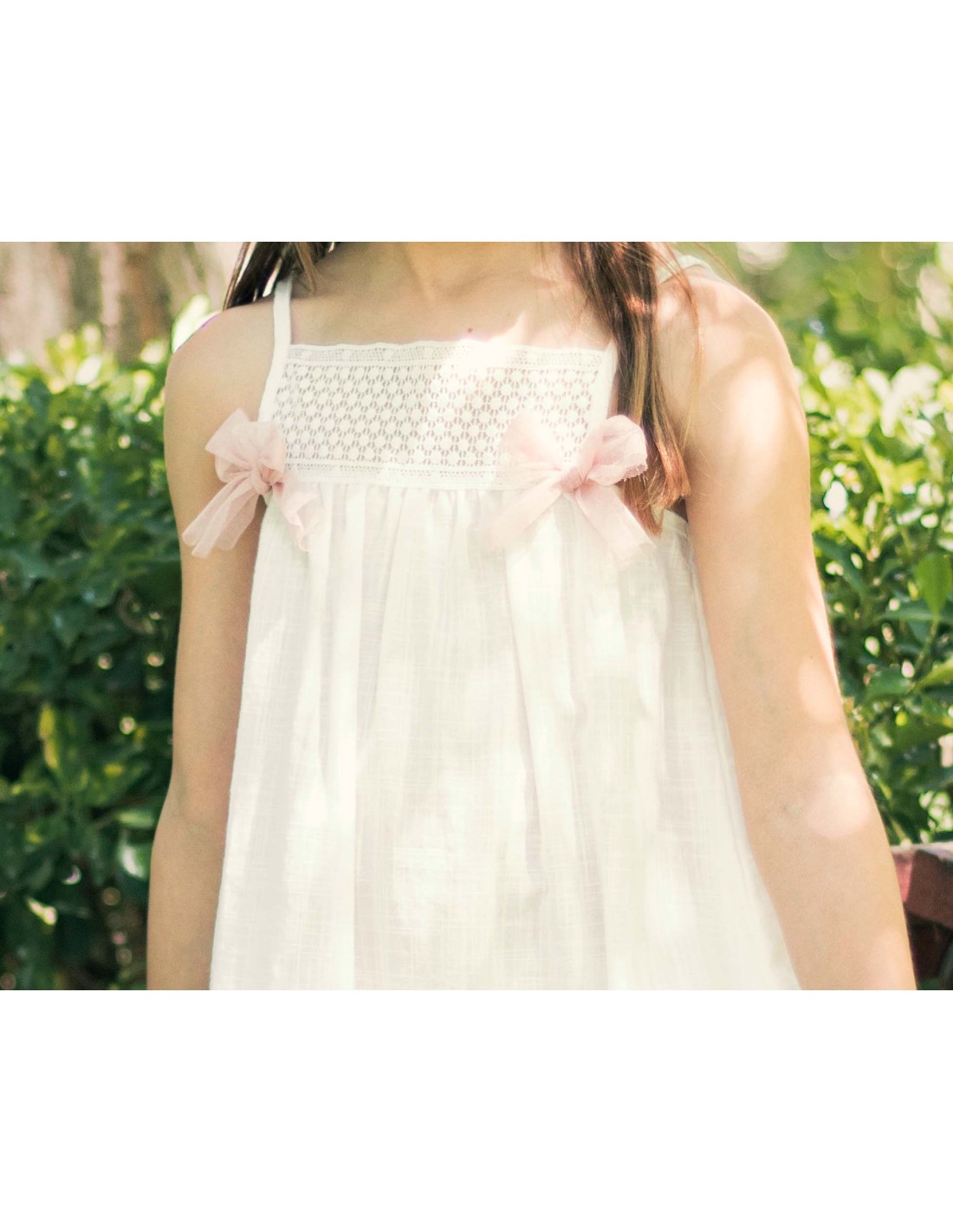 Camison blanco niña new arrivals