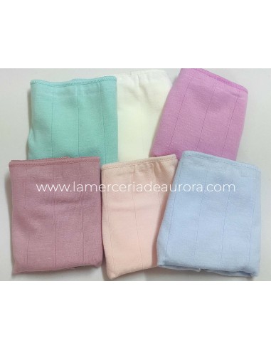 Braga niña algodón 221 de Naiara - TURQUESA-MARFIL-ORQUÍDEA-MAQUILLAJE-ROSÉ-CELESTE