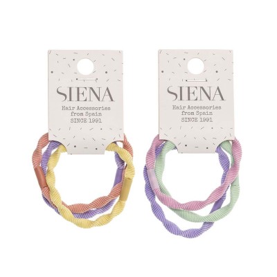 Coleteros rizados (3 uds) de Siena complementos