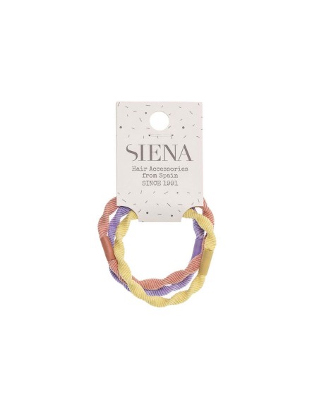 Coleteros rizados de Siena - AMARILLO-NARANJA-MALVA