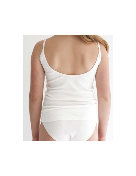 Conjunto interior niña espalda baja 2346 de Rapife - BLANCO