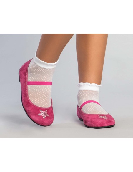 Calcetines tobilleros niña 15 DEN Lidia de Cecilia de Rafael - 2 colores