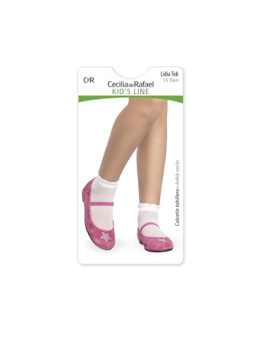 Calcetines tobilleros niña 15 DEN Lidia de...