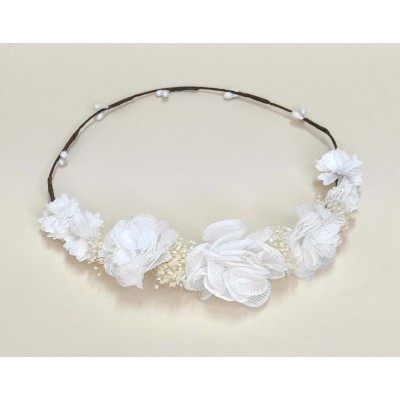 Corona rosas bambula y glitter de Siena Complementos 2