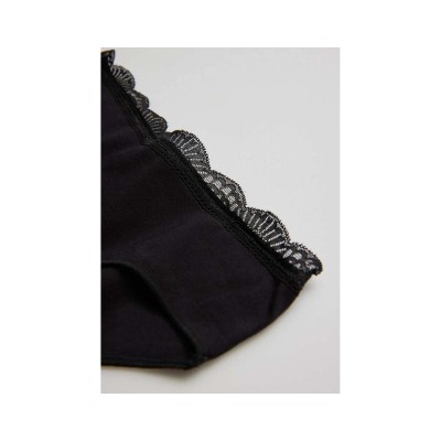 Braga midi algodón y encaje 18682 de YSABEL MORA - BLANCO 2