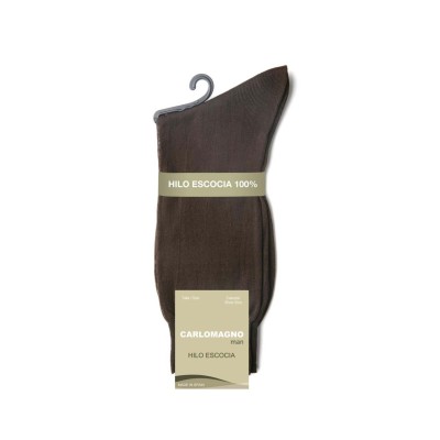 Calcetín caballero liso hilo Escocia 122 de Carlomagno