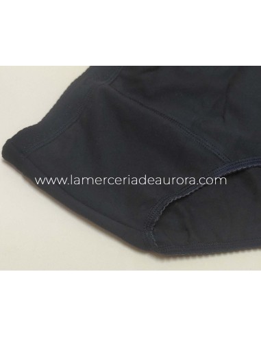Braga alta de algodón con refuerzo 210 de Naiara - NEGRA