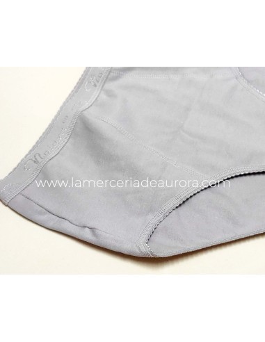 Braga alta de algodón con refuerzo 210 de Naiara - TIERRA (piel).