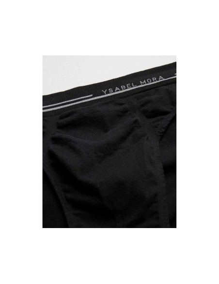 Slip algodón elástico sin costuras 20152 de Ysabel Mora - NEGRO Slip algodón elástico sin costuras 20152 de Ysabel Mora - NEGRO
